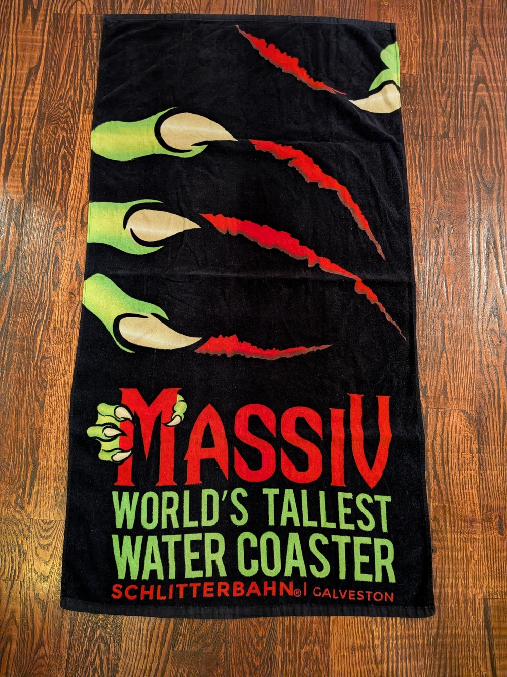 Schlitterbahn MASSIV souvenir beach towel